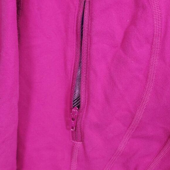 Lululemon Women's Stride Size 4 Pink Full-Zip Hooded Athletic Basic Jacket - Picture 11 of 12